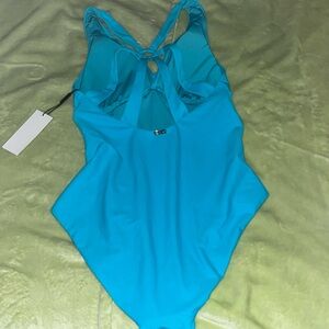Blue Calvin Klein one piece bathing suit size 10